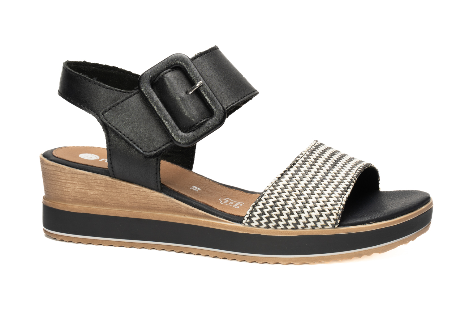 6463 - Black Multi Wedge